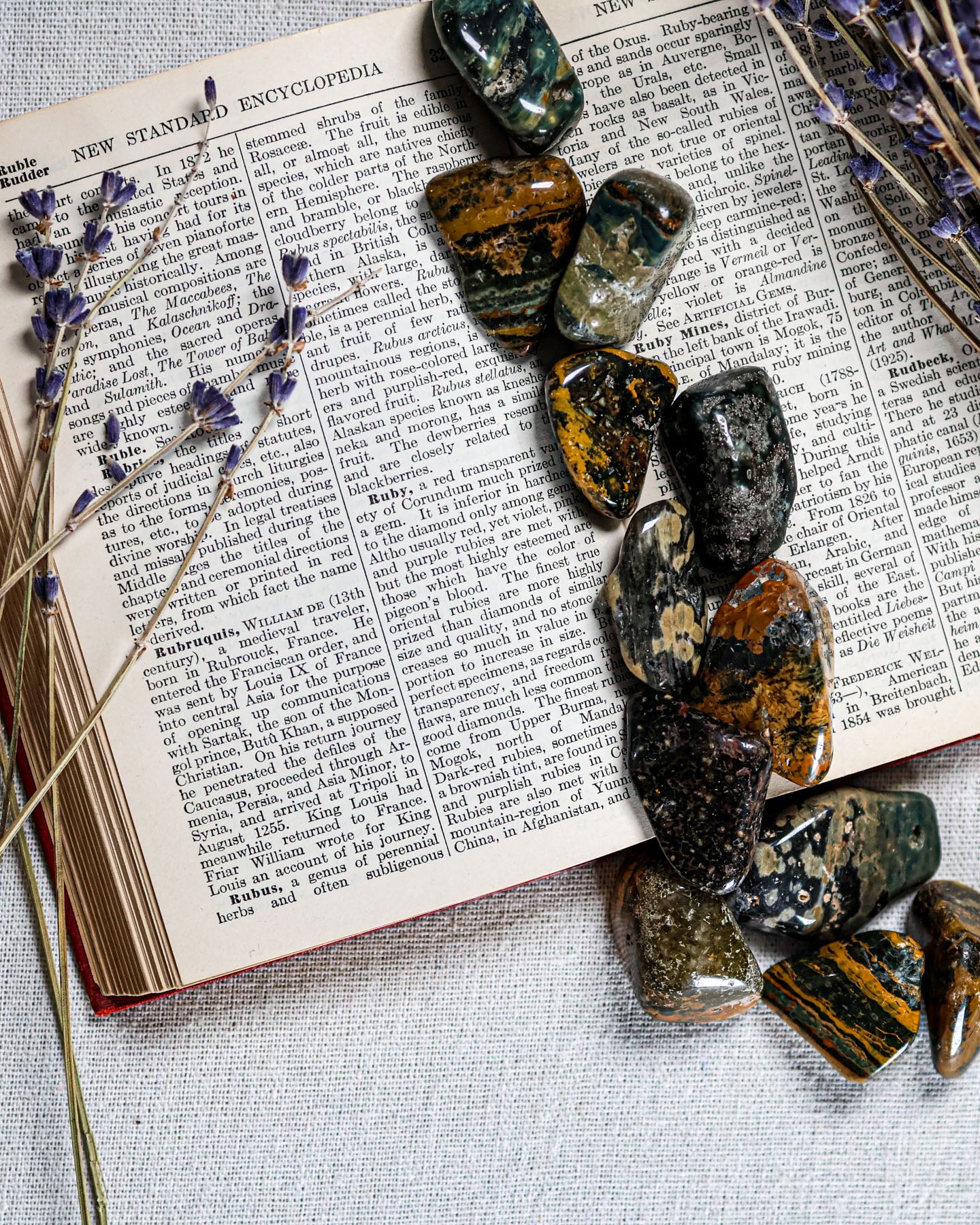 Ocean Jasper (Sea) Tumbled Gemstone