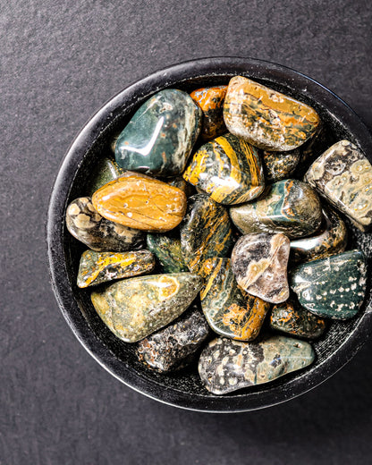 Ocean Jasper (Sea) Tumbled Gemstone