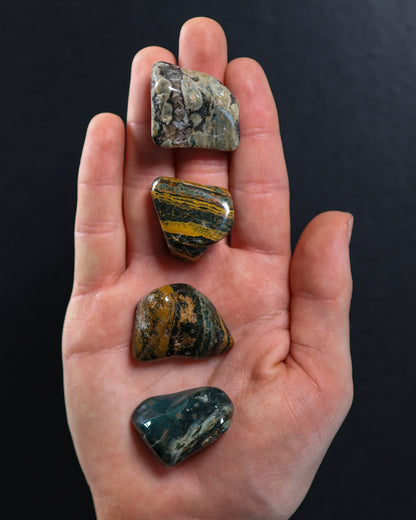 Ocean Jasper (Sea) Tumbled Gemstone