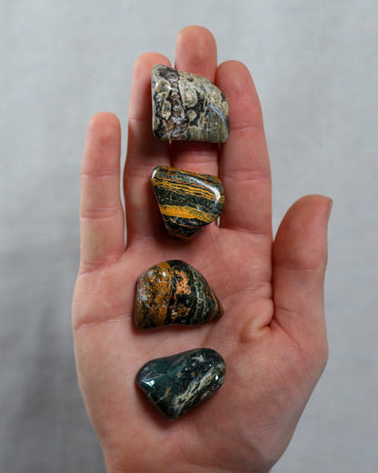 Ocean Jasper (Sea) Tumbled Gemstone