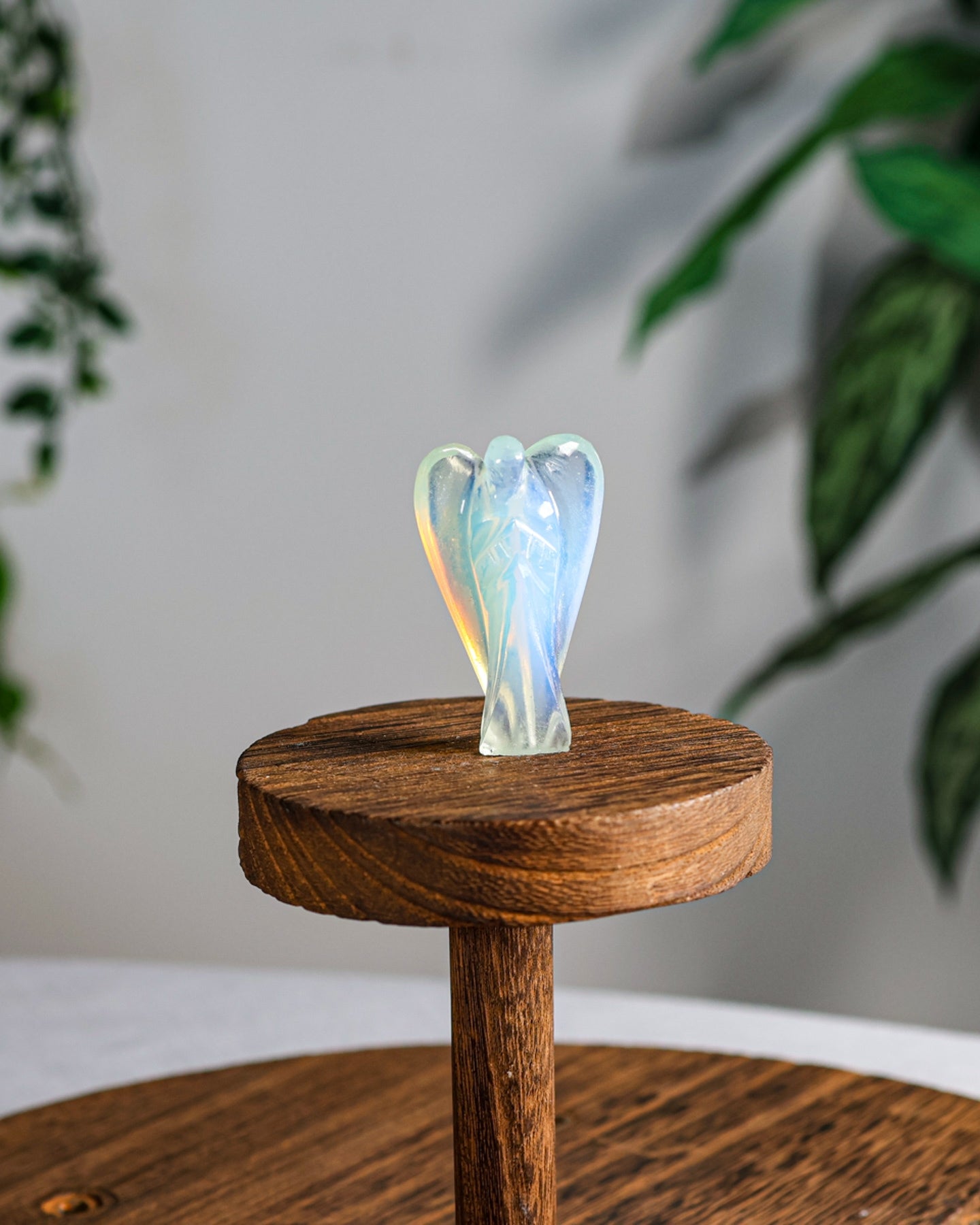 Opalite Carved Angel