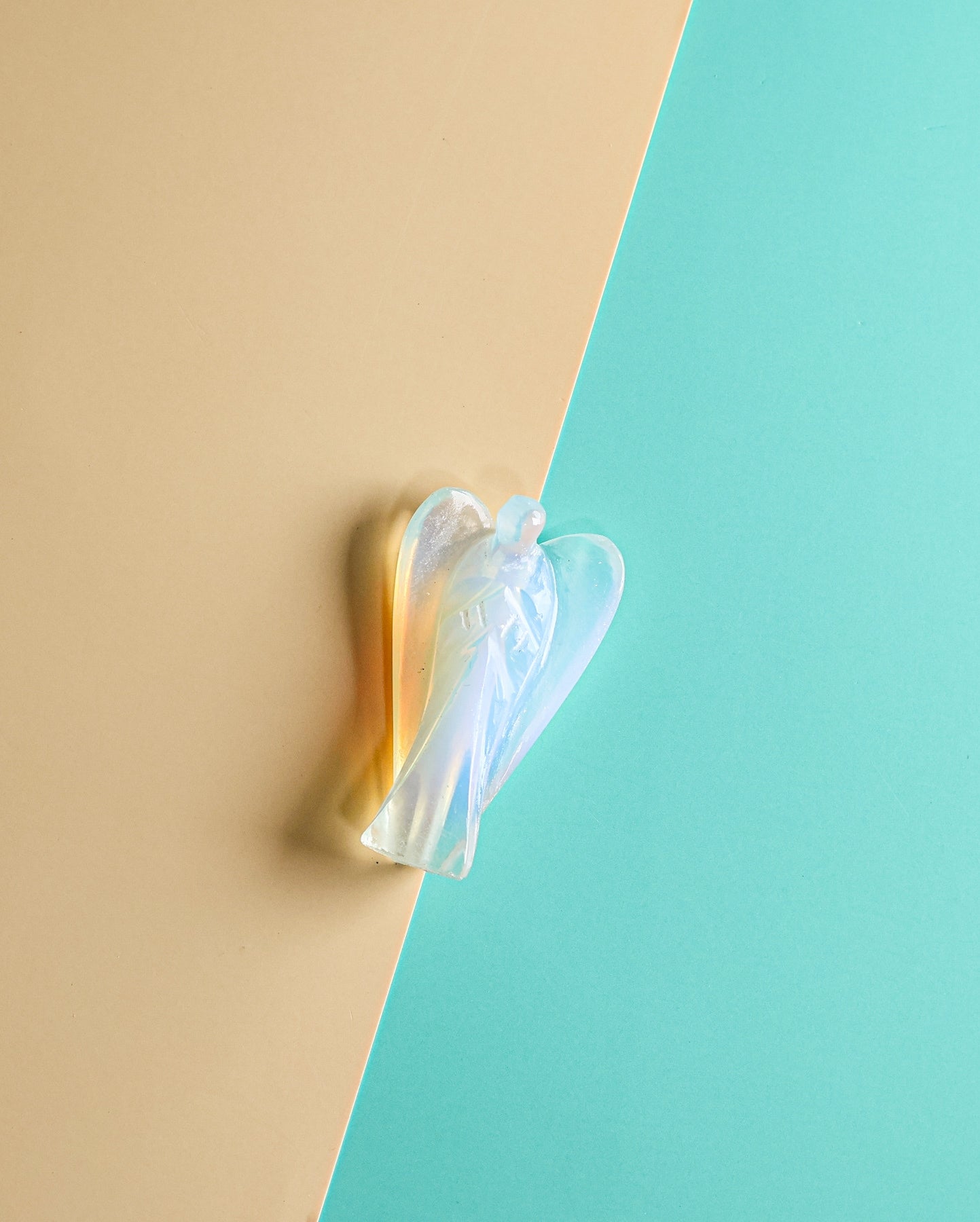 Opalite Carved Angel