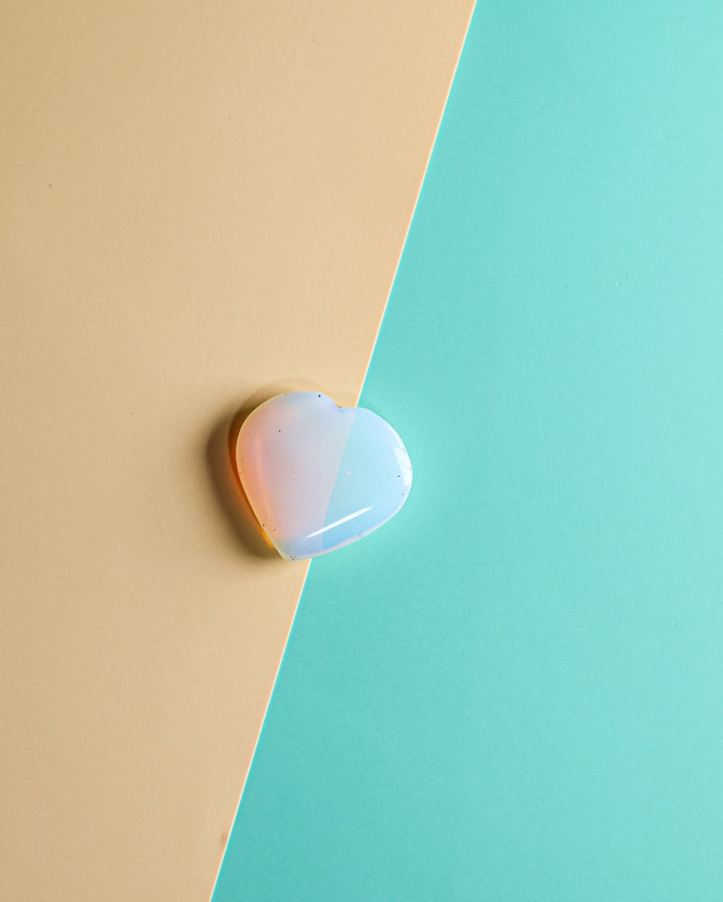 Opalite Puffy Heart