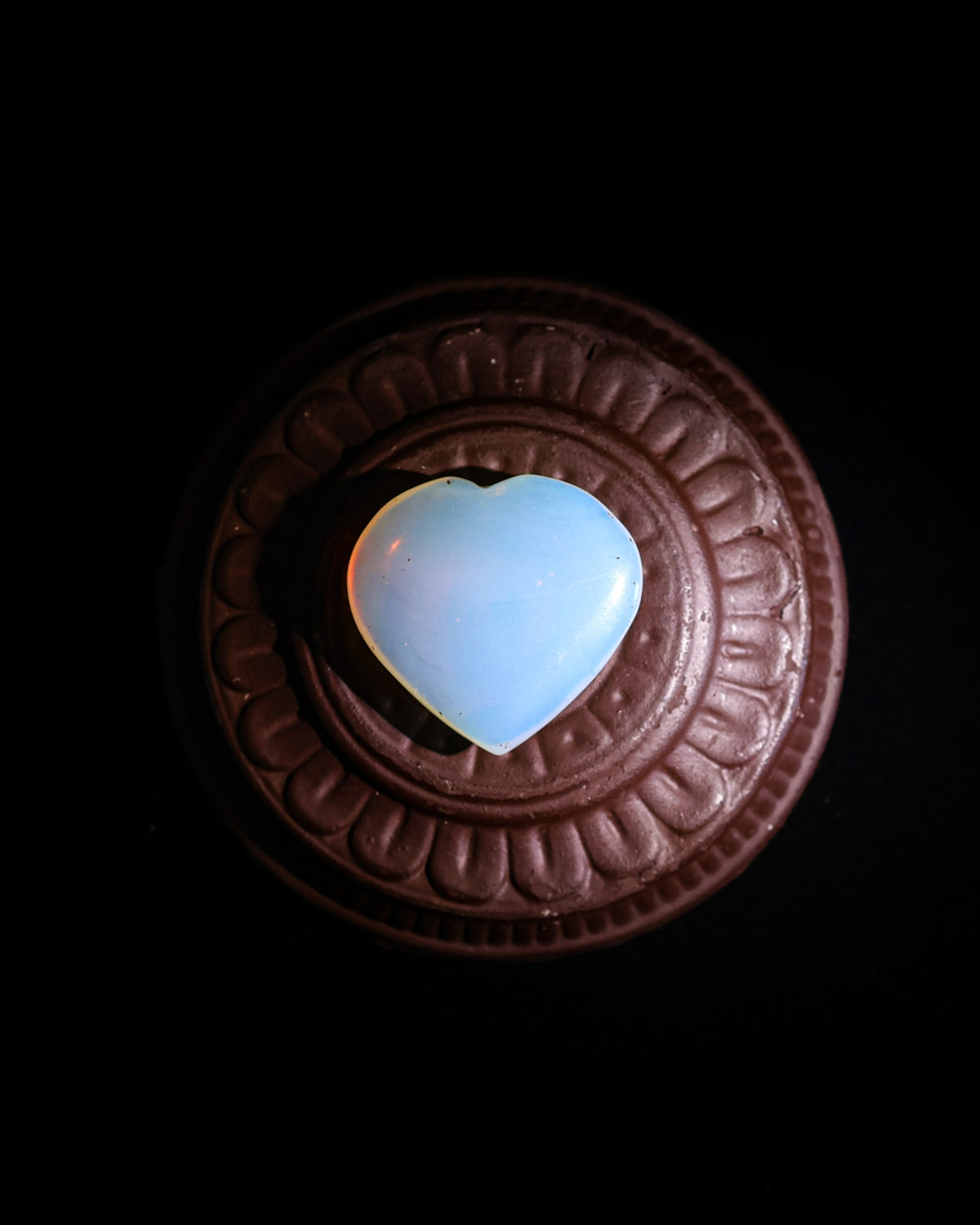 Opalite Puffy Heart – Sage Spirits
