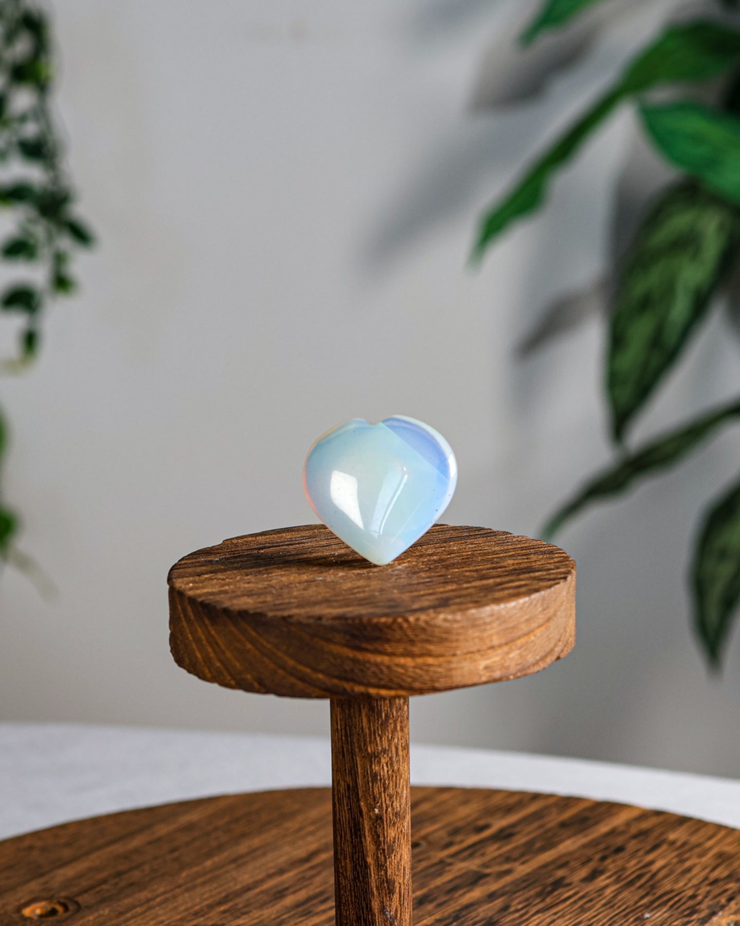 Opalite Puffy Heart