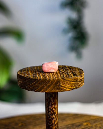 Pink Opal Tumbled Gemstone