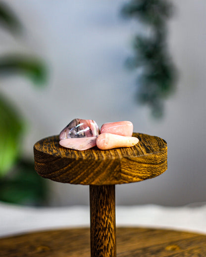 Pink Opal Tumbled Gemstone