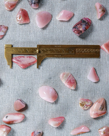 Pink Opal Tumbled Gemstone