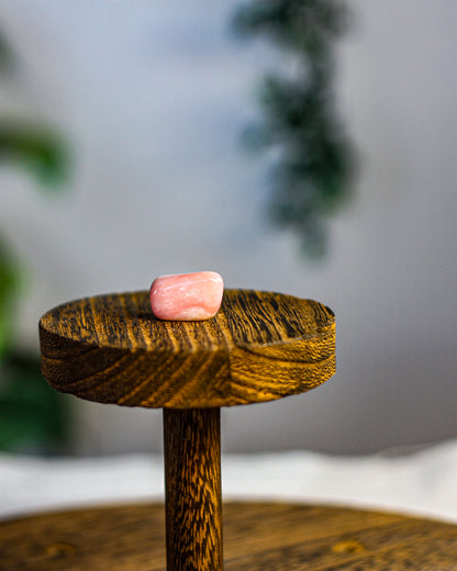 Pink Opal Tumbled Gemstone