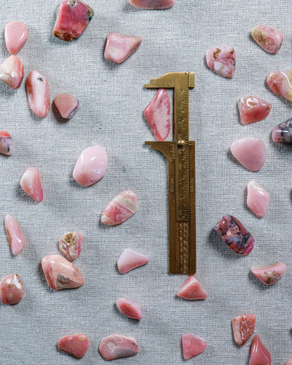 Pink Opal Tumbled Gemstone