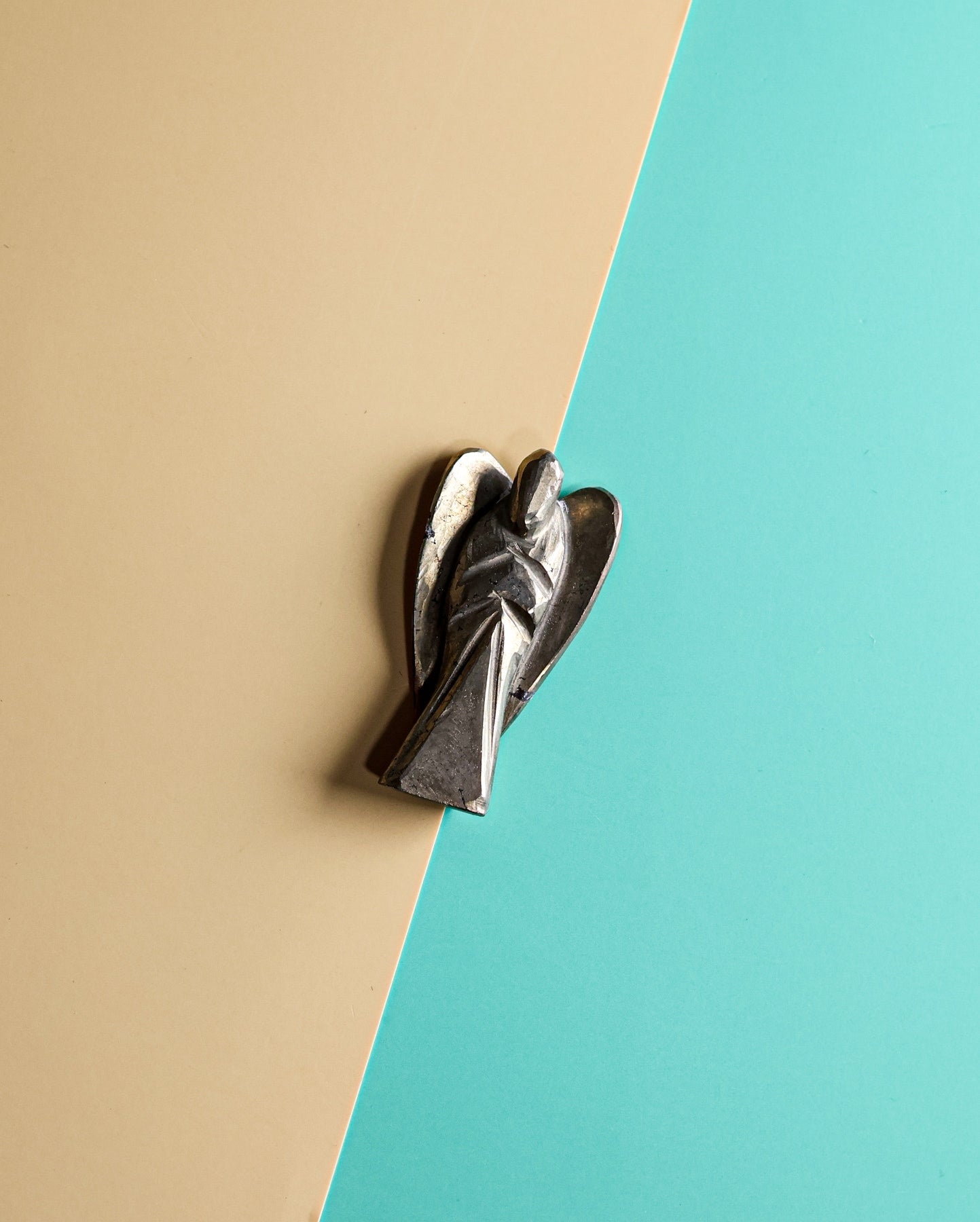 Pyrite Carved Angel