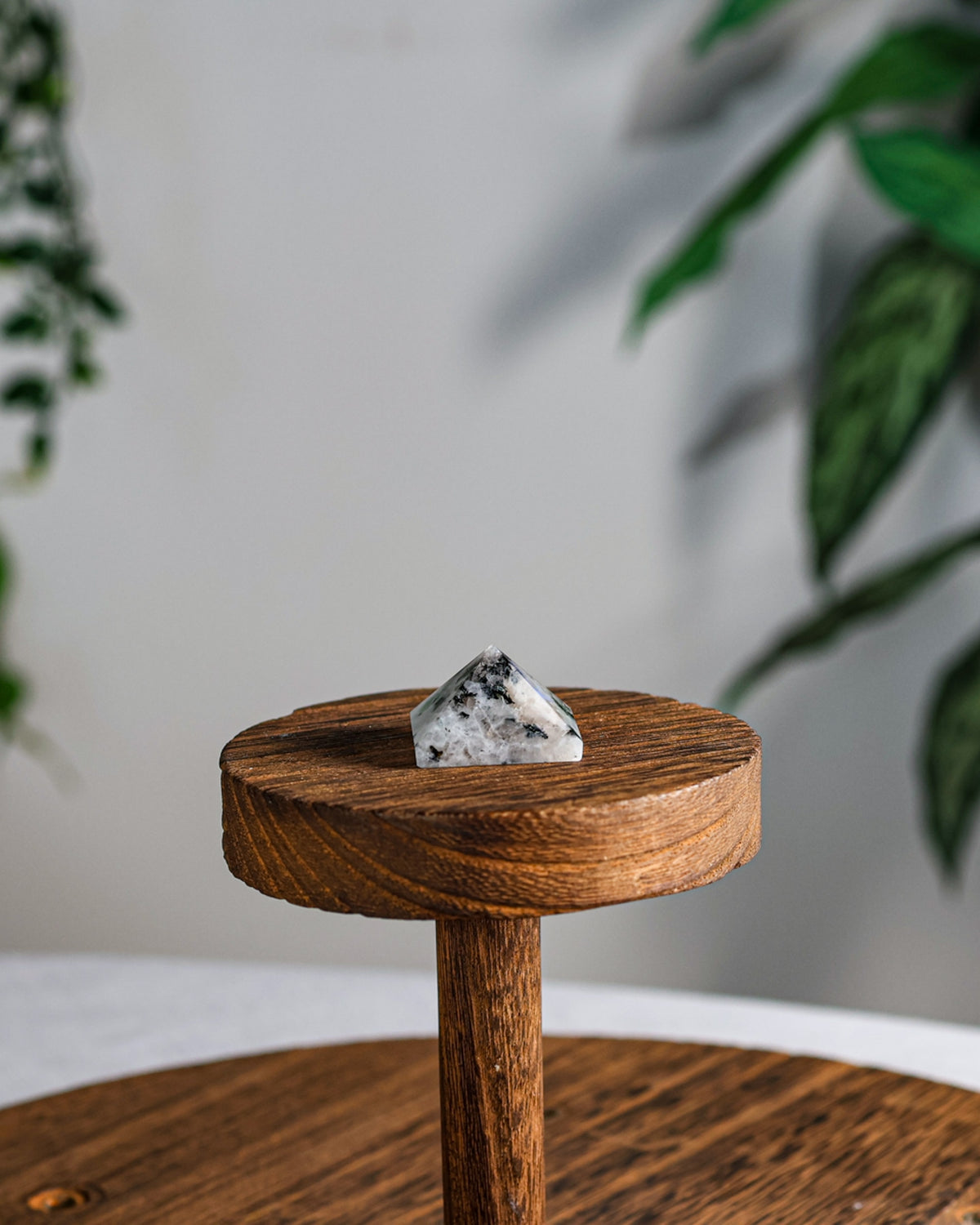 Rainbow Moonstone Pyramid
