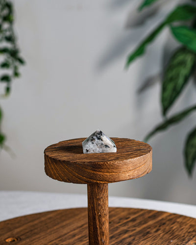 Rainbow Moonstone Pyramid