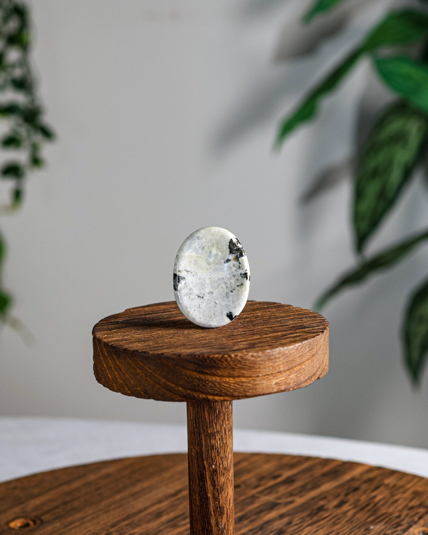 Rainbow Moonstone Worry Stone