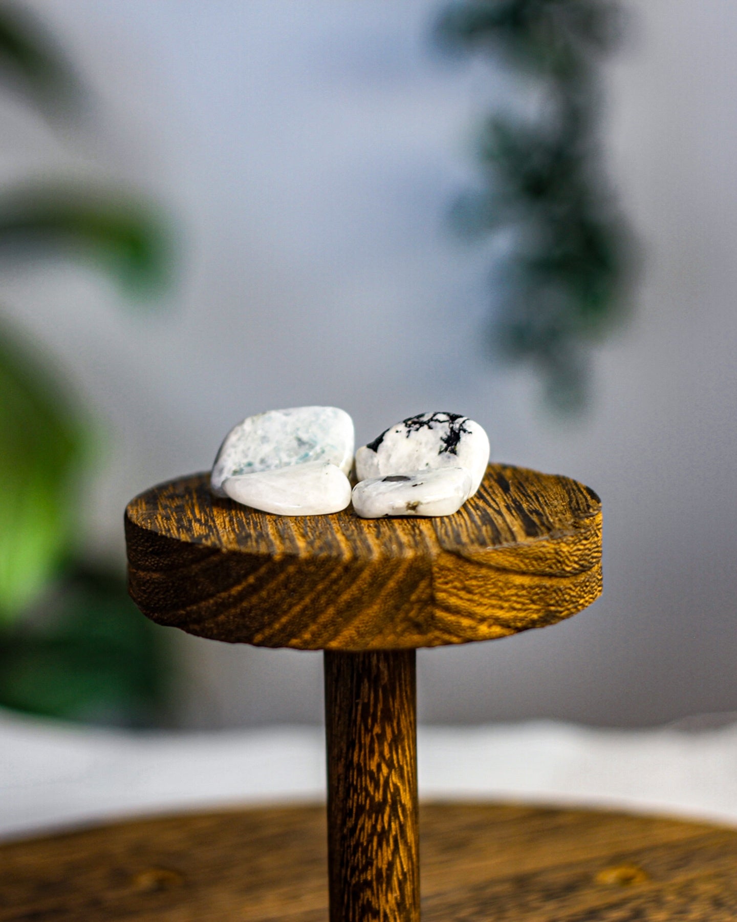 Rainbow Moonstone Tumbled Gemstone