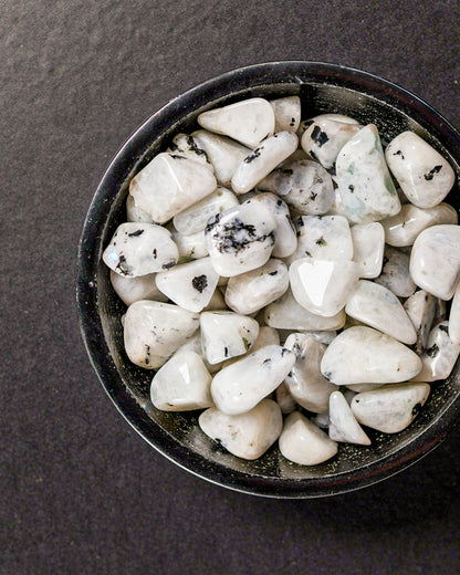 Rainbow Moonstone Tumbled Gemstone