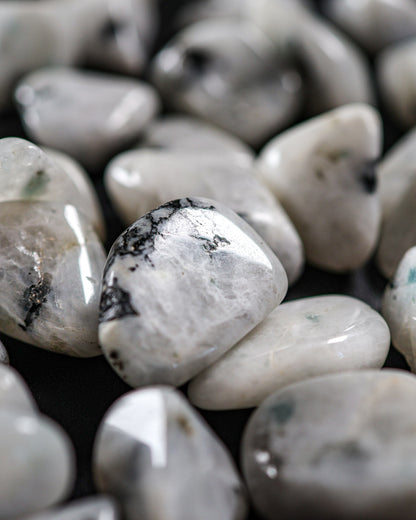 Rainbow Moonstone Tumbled Gemstone