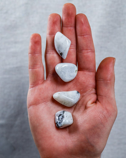 Rainbow Moonstone Tumbled Gemstone