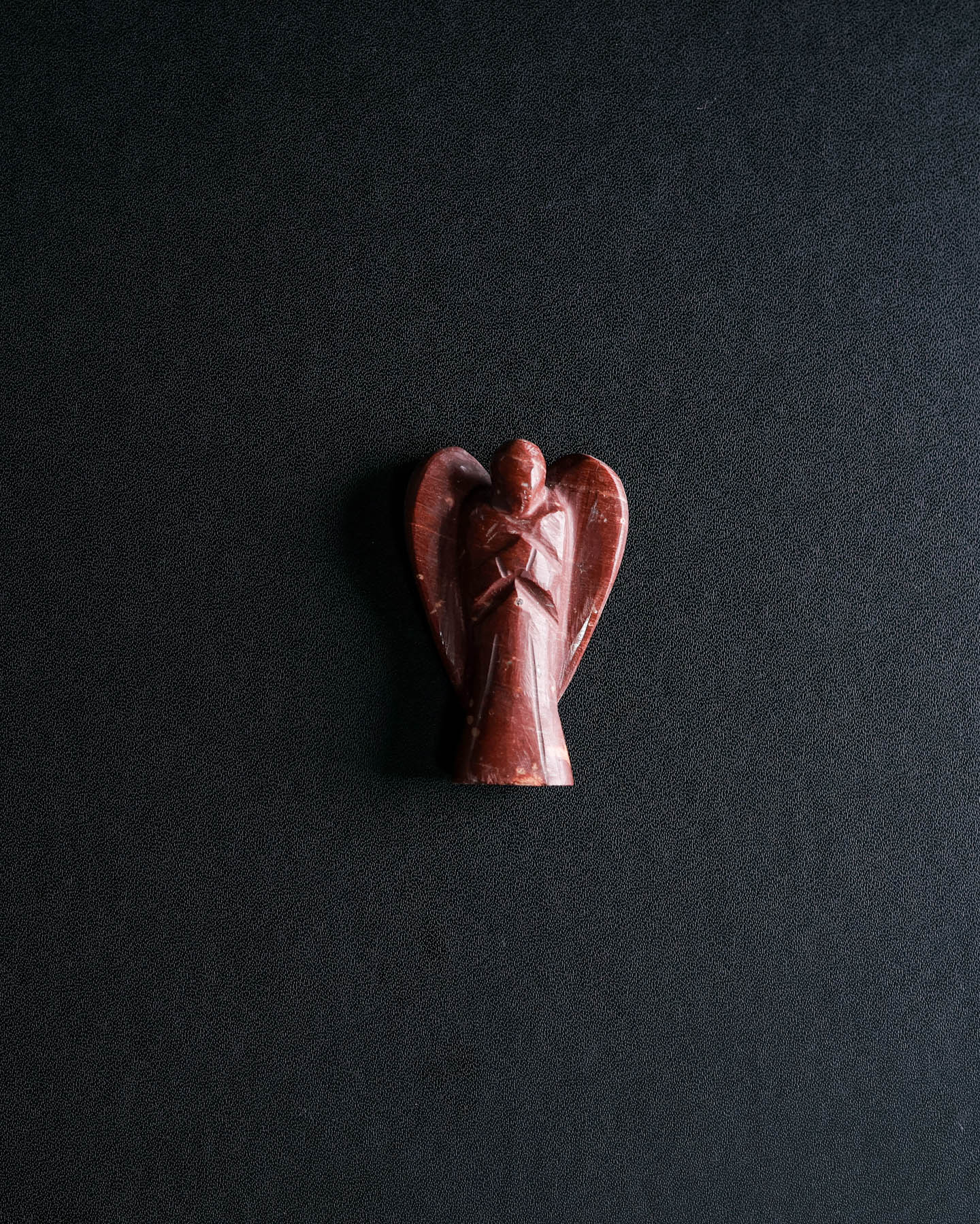 Red Jasper Carved Angel