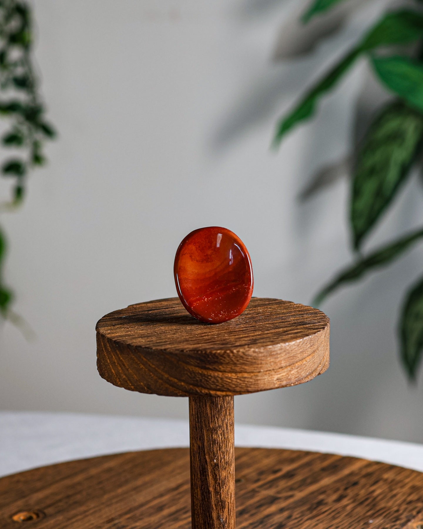 Red Jasper Worry Stone