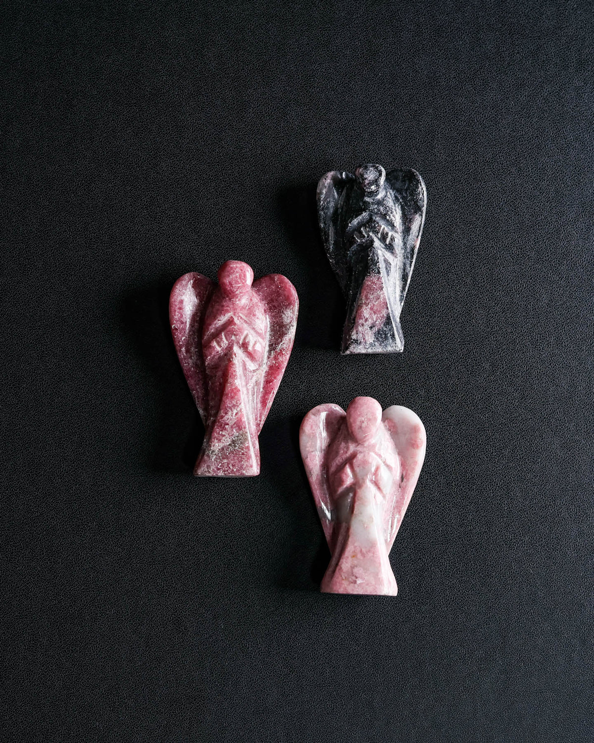 Rhodonite Carved Angel – Sage Spirits