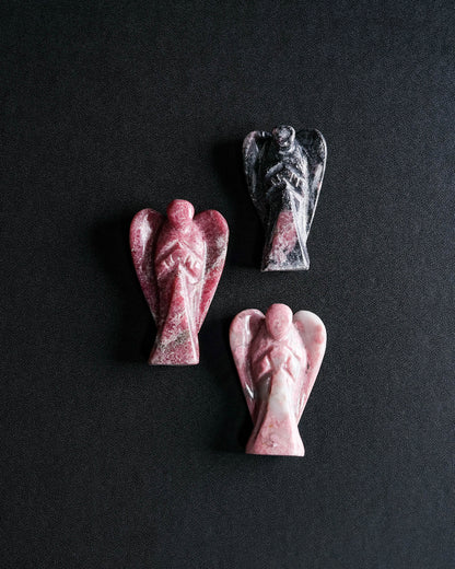 Rhodonite Carved Angel – Sage Spirits