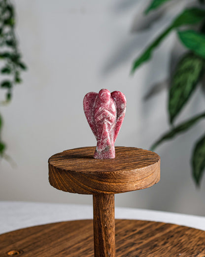 Rhodonite Carved Angel – Sage Spirits