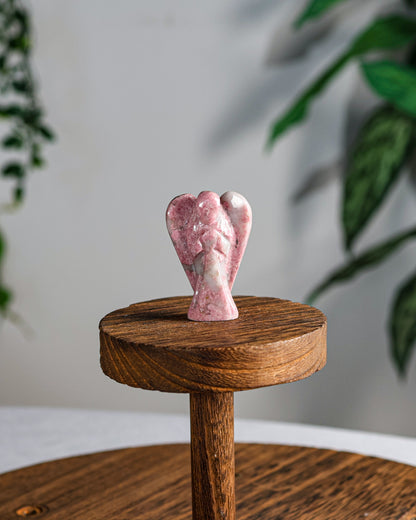 Rhodonite Carved Angel – Sage Spirits
