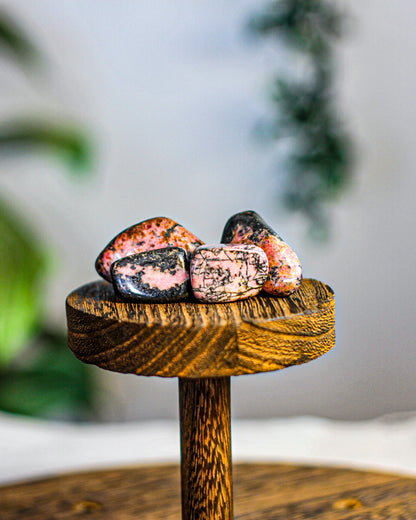 Rhodonite (Zimbabwe) Tumbled Gemstone