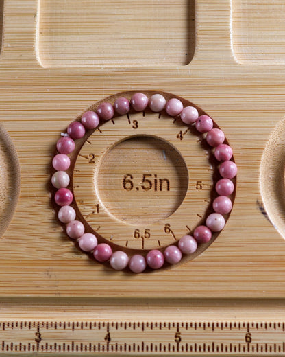 Rhodonite Bead Bracelet