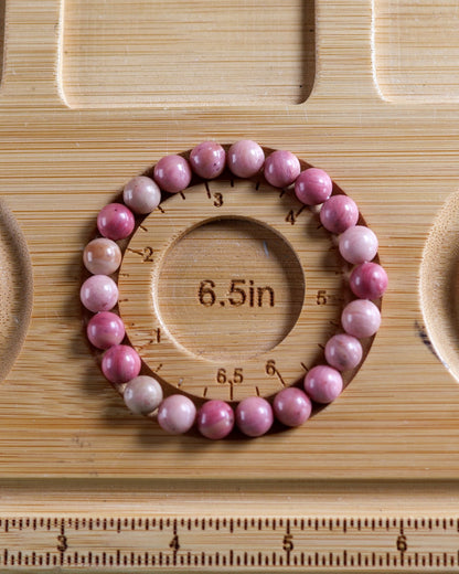 Rhodonite Bead Bracelet