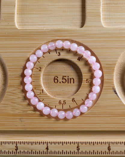 Rose Quartz Beaded Bracelet