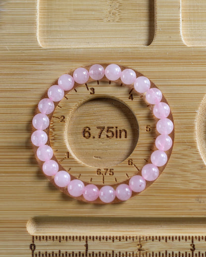 Rose Quartz Beaded Bracelet