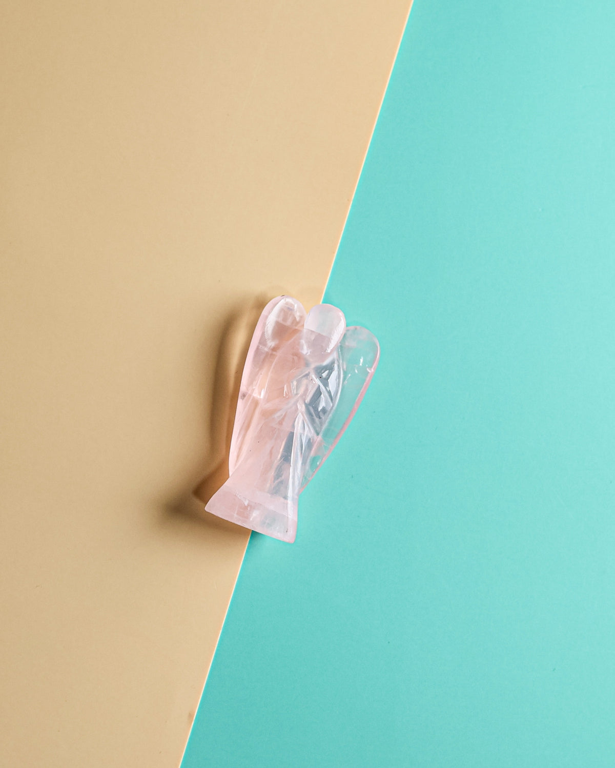 Rose Quartz Carved Angel – Sage Spirits