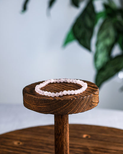 Rose Quartz Beaded Bracelet