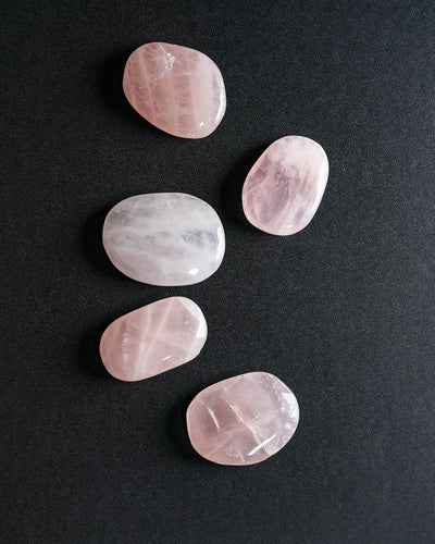Rose Quartz Palm Stone