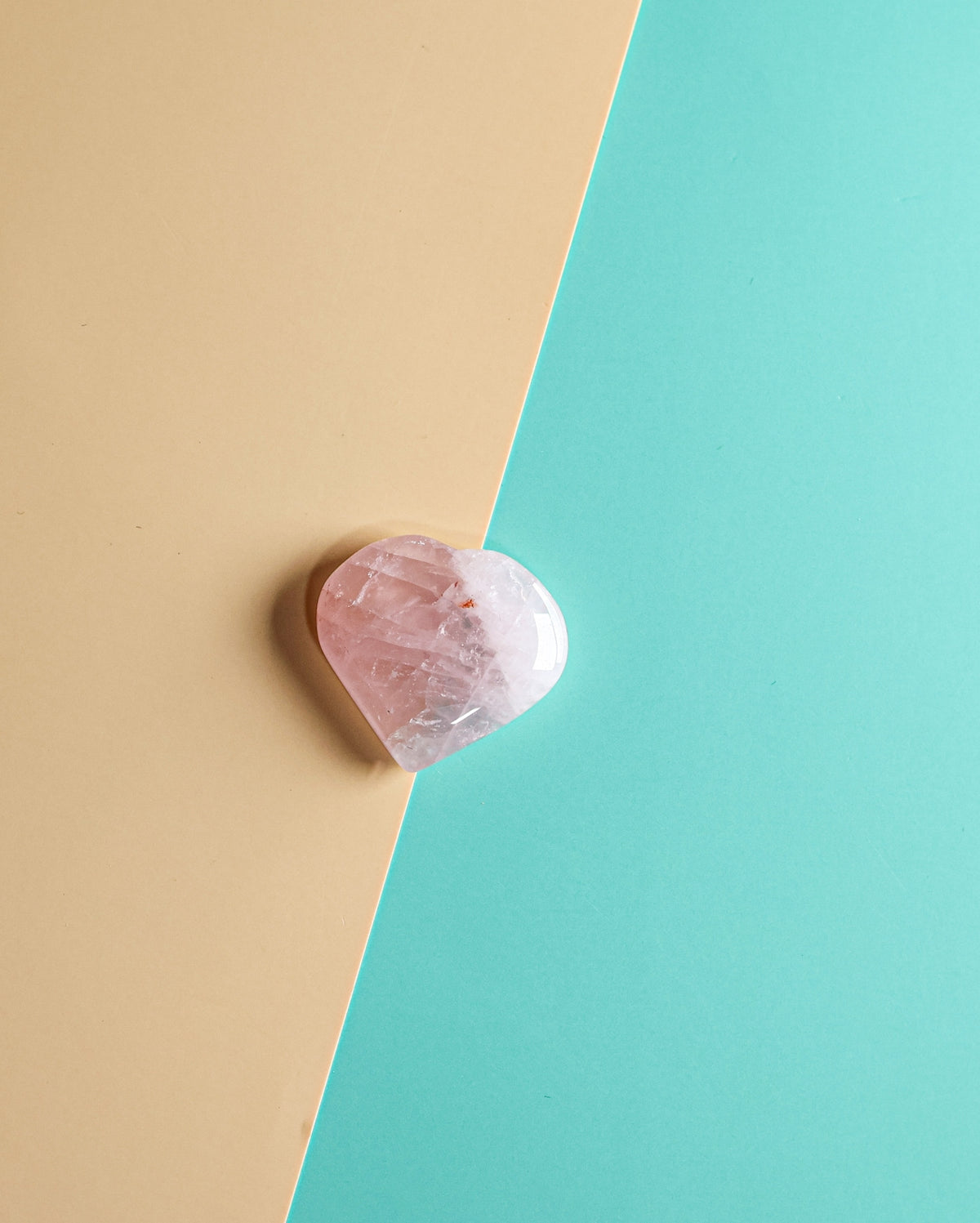 Rose Quartz Puffy Heart – Sage Spirits