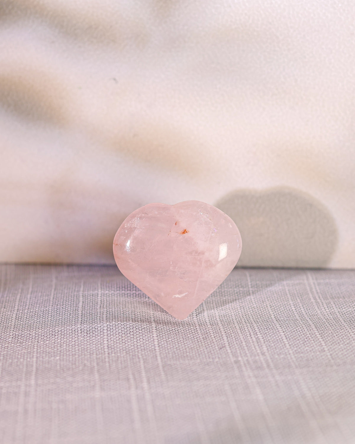 Rose Quartz Puffy Heart – Sage Spirits