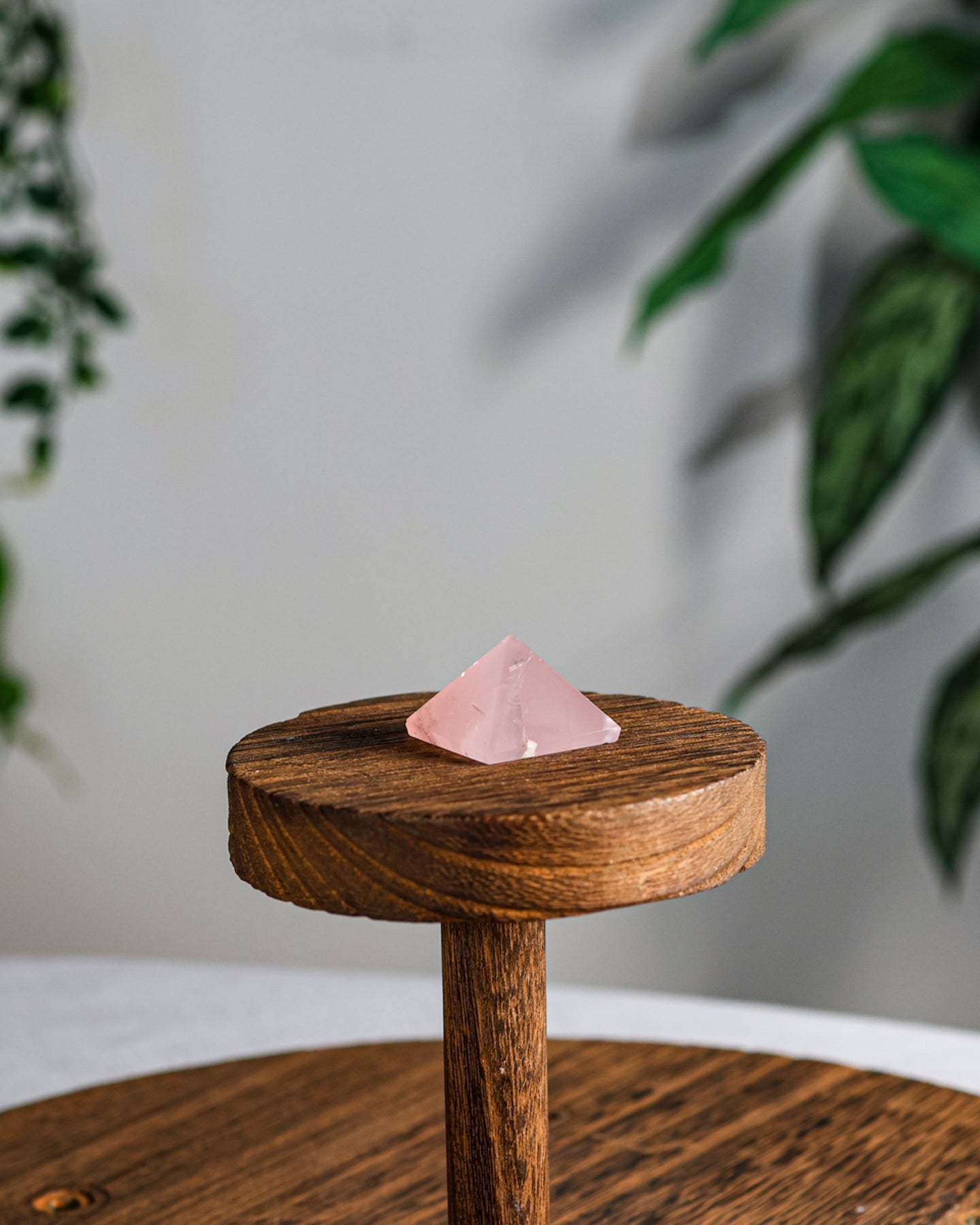 Rose Quartz Pyramid