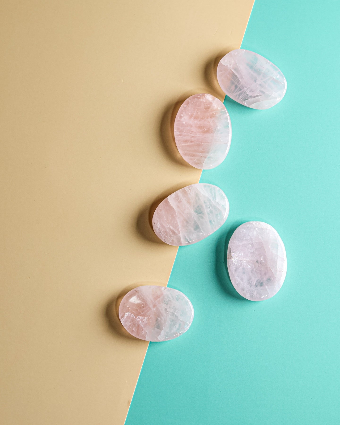 Rose Quartz Worry Stone