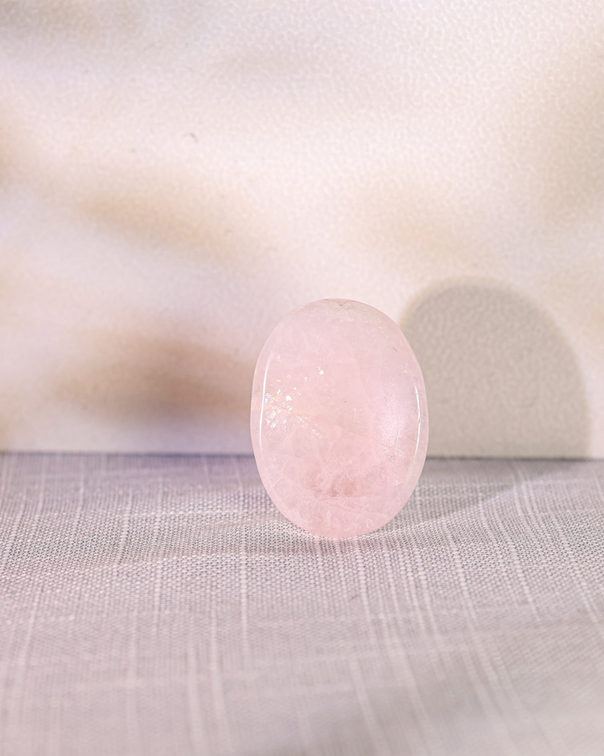 Rose Quartz Worry Stone – Sage Spirits