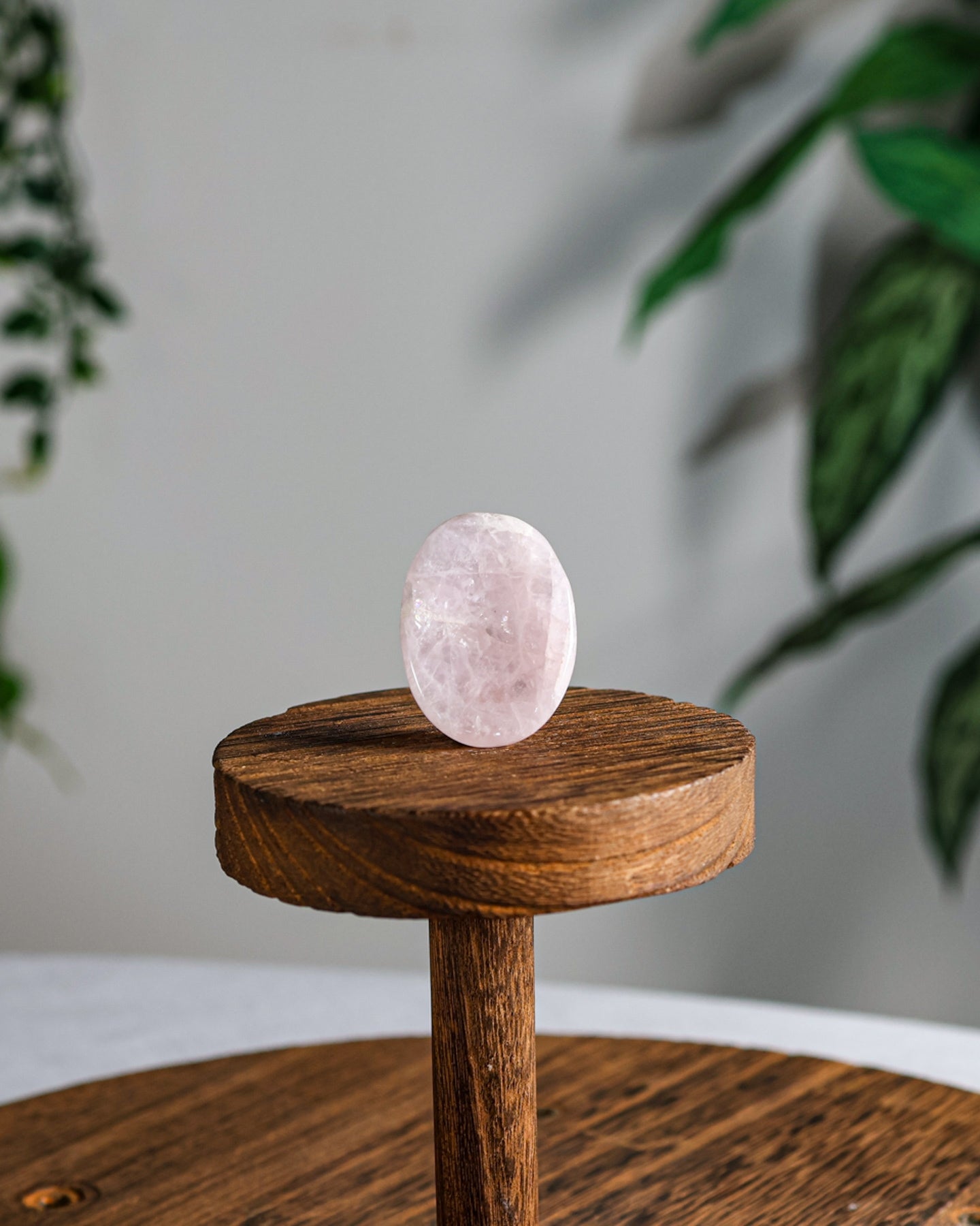 Rose Quartz Worry Stone