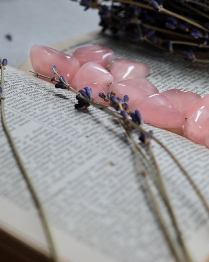 Rose Quartz Tumbled Gemstone