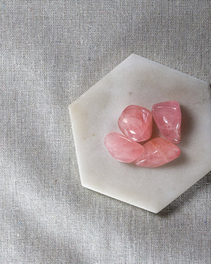 Rose Quartz Tumbled Gemstone
