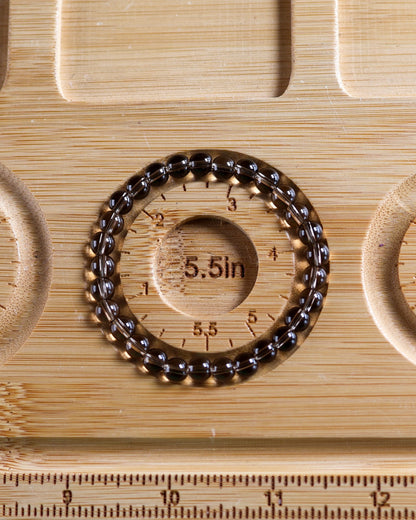 Smoky Quartz Beaded Bracelet