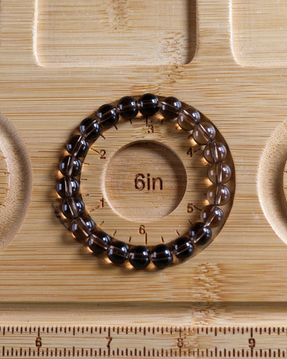 Smoky Quartz Beaded Bracelet