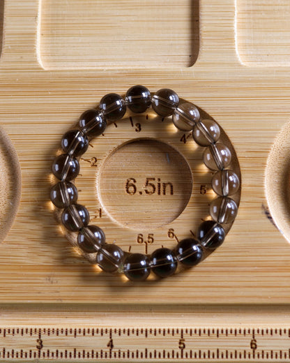 Smoky Quartz Beaded Bracelet