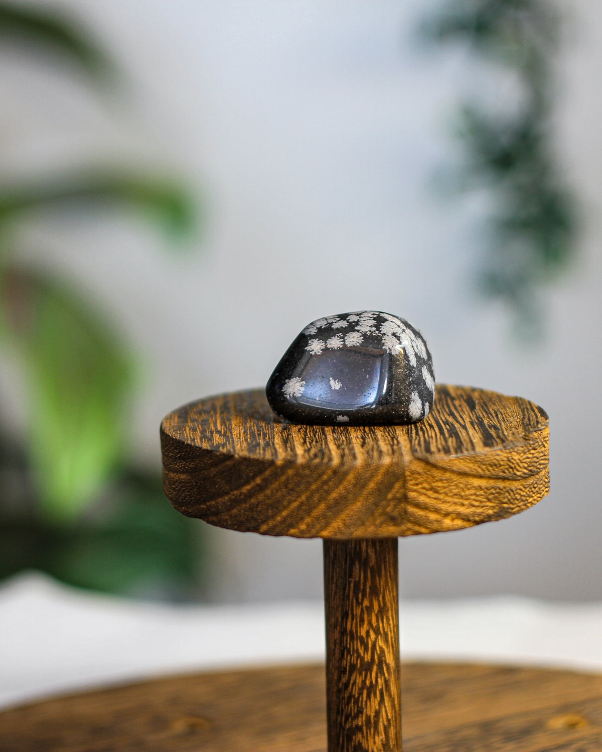 Snowflake Obsidian Tumbled Gemstone