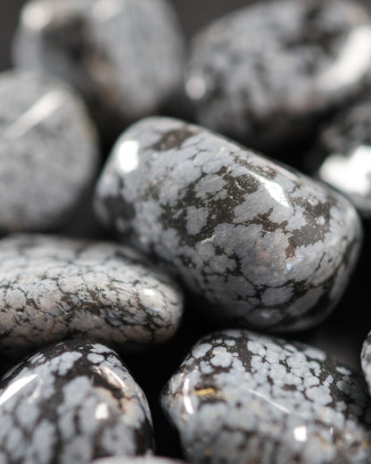 Snowflake Obsidian Tumbled Gemstone