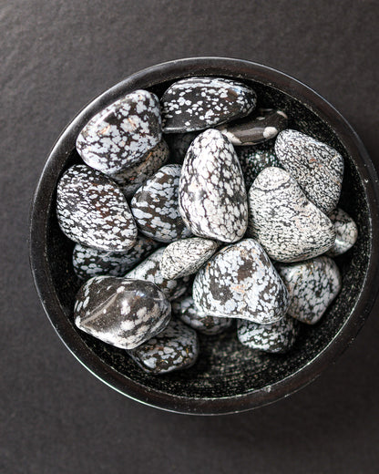 Snowflake Obsidian Tumbled Gemstone